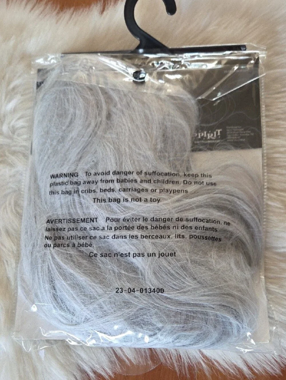 Spirit Halloween Icy Horror Long Silver-Gray Wig